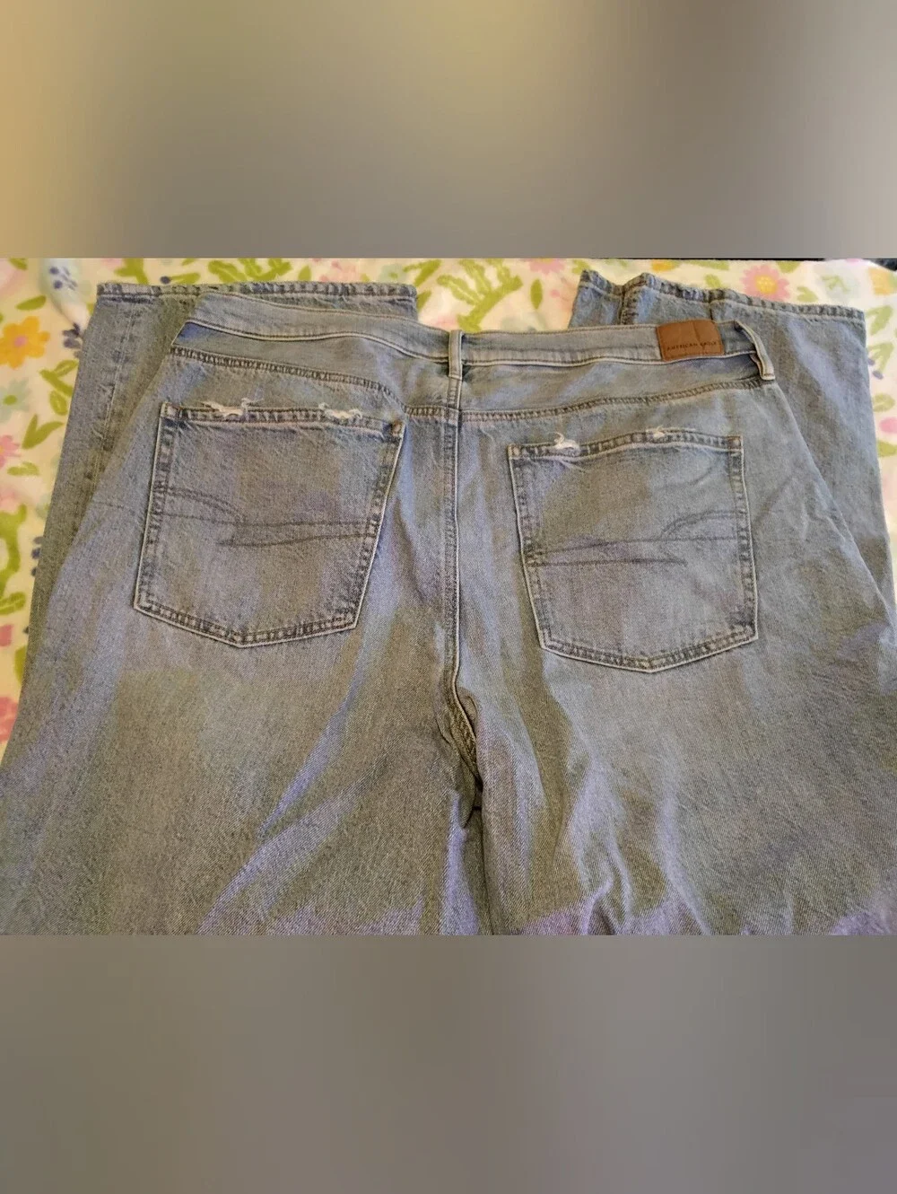 AEO American Eagle Women’s size 18 90s bootcut jeans 37W 30L high rise stretch